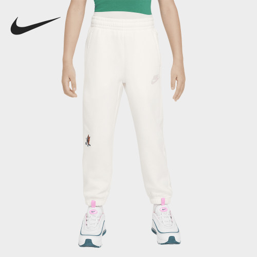 Nike/耐克正品秋季新款小童简约束脚休闲加绒长裤IB2526-133