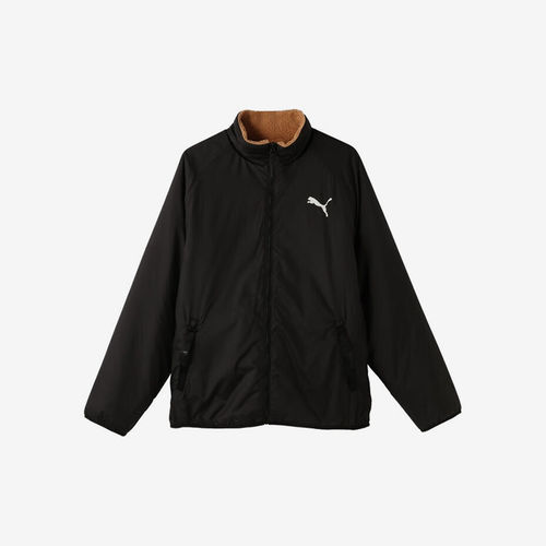 Puma/彪马正品新款男士立领梭织仿羊羔绒双面穿外套685836-01