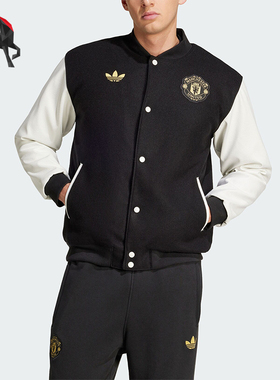 Adidas/阿迪达斯正品三叶草男士足球飞行员保暖棉服JF0382