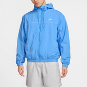 Nike 412 拉链宽松运动刺绣透气连帽外套HJ2013 耐克正品 2025男士