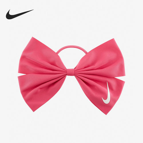 耐克女子蝴蝶结弹性束发带