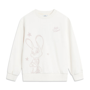 Lining/李宁正品疯狂动物城儿童运动休闲宽松圆领套头卫衣YWDT402
