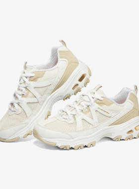 Skechers/斯凯奇正品D'LITES系列时尚女子低帮透气运动休闲鞋