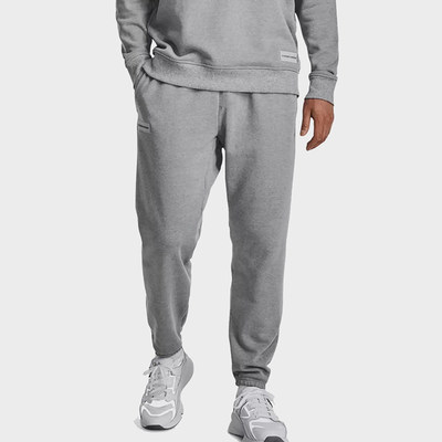UA/安德玛正品HW Terry Joggers男士宽松运动束脚长裤1379686-011