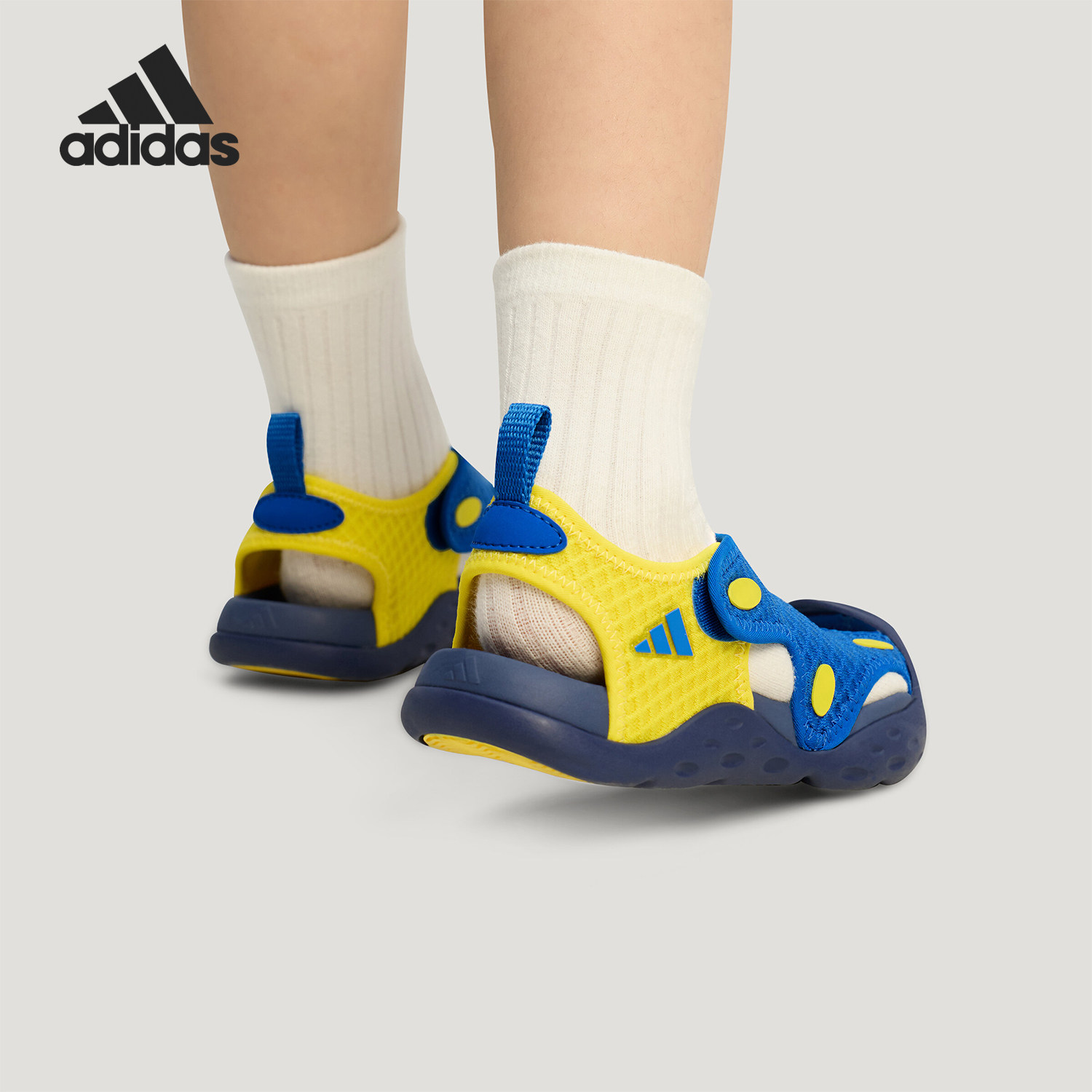 Adidas/阿迪达斯官方正品STARSTRIDE 小童运动时尚休闲凉鞋KI8909