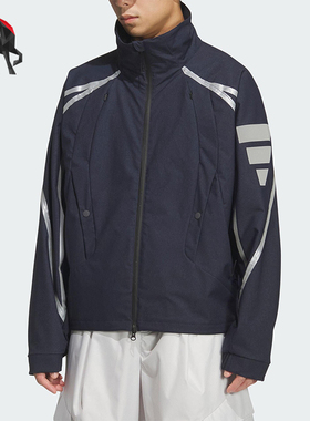 Adidas/阿迪达斯正品FOS REFL WVN JK男士运动梭织宽松外套KF0689
