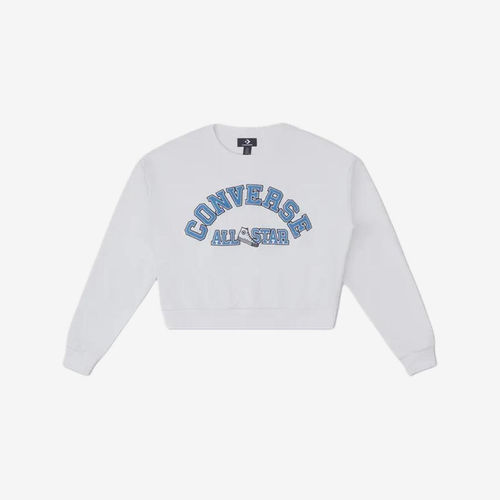 Converse/匡威正品运动女士字母印花短款卫衣套头衫10026777-A02