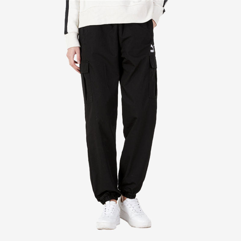 Puma/彪马官方正品休闲女子时尚运动训练健身工装长裤 535179-01,运动服/休闲服装,运动长裤,淘宝优惠券,粉丝福利购,淘宝优惠卷