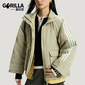 保暖假两件宽松棉服KS5331 三叶草女士经典 Adidas 阿迪达斯正品