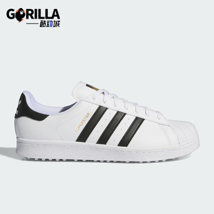 IE6052 三叶草男女高尔夫贝壳头运动板鞋 Adidas 阿迪达斯正品
