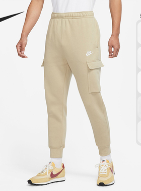 Nike/耐克正品秋冬男士休闲针织加绒保暖经典运动长裤CD3130-386