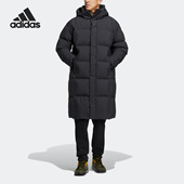 男女长款 冬季 保暖运动休闲羽绒服HN2131 阿迪达斯正品 Adidas
