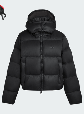Adidas/阿迪达斯正品三叶草女士休闲简约经典保暖羽绒服KG4905
