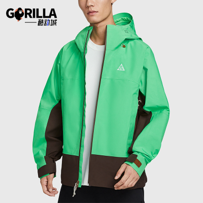 耐克男女拼接连帽休闲外套