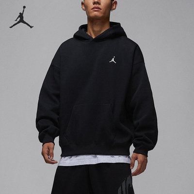 Nike/耐克正品JORDAN男士休闲连帽套头刺绣运动卫衣IB7236-010