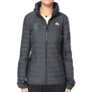 Adidas/阿迪达斯官方正品户外女子运动保暖防风立领羽绒服CY8729