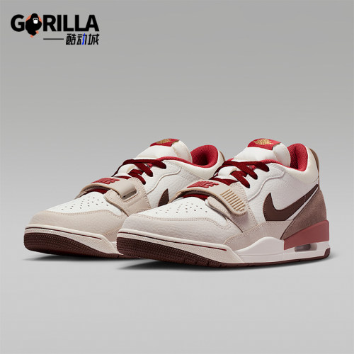 Nike/耐克正品JORDAN男士低帮气垫减震耐磨运动篮球鞋IQ9783-121