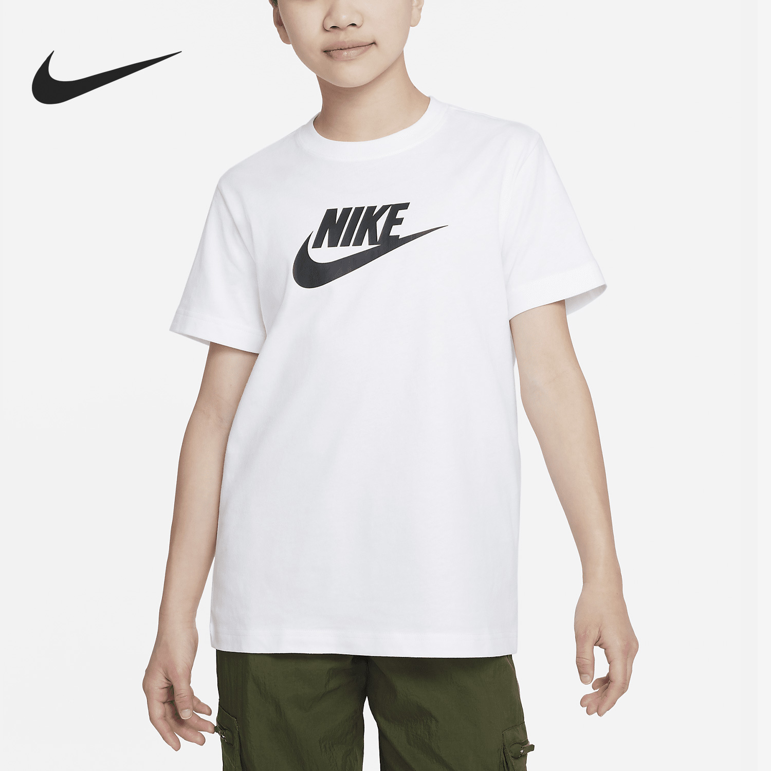 耐克大童运动休闲短袖T恤