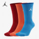 Jordan男女三双装 Nike 新款 当季 篮球运动中筒袜SX5545 耐克正品