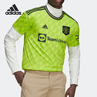 Adidas MUFC JSY曼联足球运动男子球衣HE2981 阿迪达斯正品