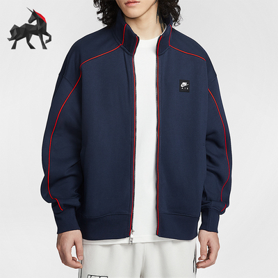 Nike/耐克正品Air男士运动针织加绒拉链复古夹克外套IF1263-451