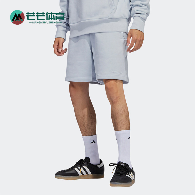 Adidas/阿迪达斯正品三叶草男女情侣运动训练透气短裤HS4821