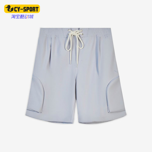 Puma/彪马正品夏季针织系带时尚宽松中腰经典休闲短裤636252-82