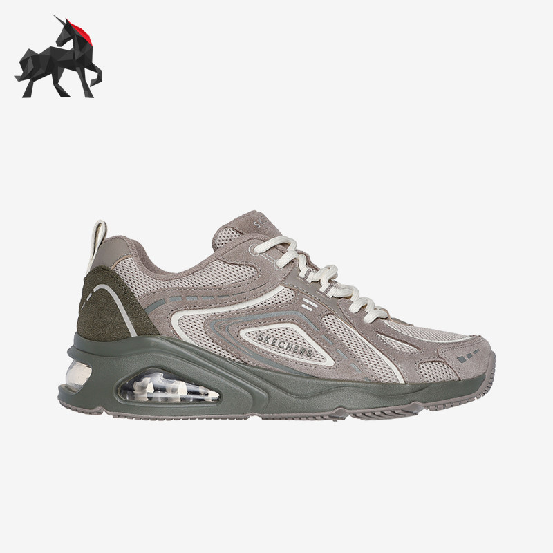 Skechers/斯凯奇正品新款女士气垫网面缓震复古慢跑鞋