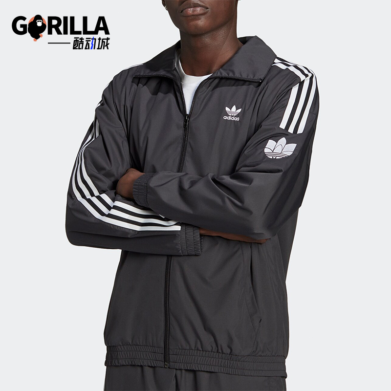 阿迪达斯男士运动经典外套