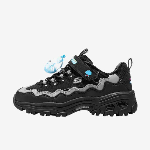 Skechers斯凯奇正品CARE BEARS大童老爹休闲运动鞋319278L-BLK