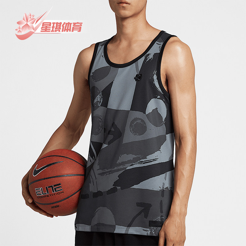 Nike/耐克正品夏季新款男士图案篮球透气运动背心926265-012