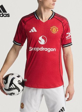 Adidas/阿迪达斯官方正品MANCHESTER男士足球运动透气球衣JI7429