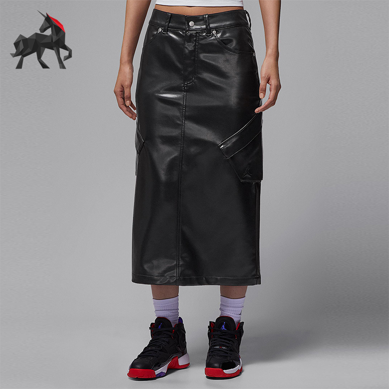 Nike/耐克正品JORDAN女士运动时尚利落休闲日常半身裙IO0584-010