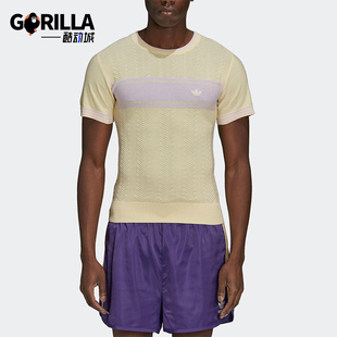 Adidas/阿迪达斯正品WALES BONNER男女吸湿排汗短袖T恤GU0751