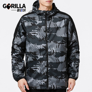 CAMO JKT男士 连帽外套H40232 Adidas 梭织经典 阿迪达斯正品