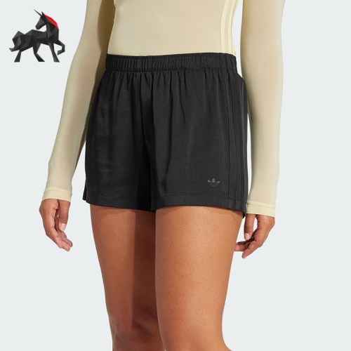 Adidas/阿迪达斯正品三叶草女士经典透气梭织宽松休闲短裤JC5191