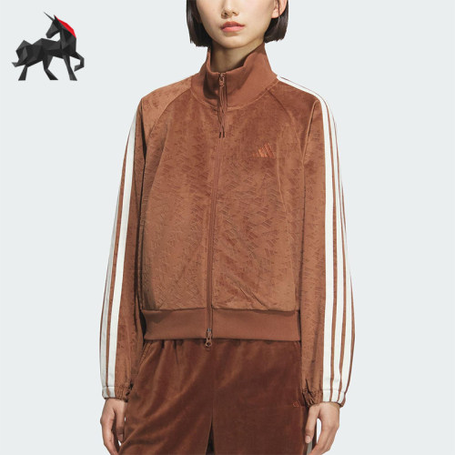 Adidas/阿迪达斯正品2025 STORY女士休闲三条纹复古外套KC0175