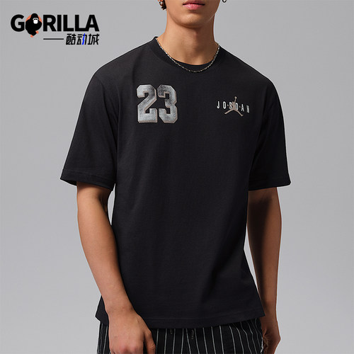 Nike/耐克正品Jordan Brooklyn男士印花舒适短袖T恤IF3128-010