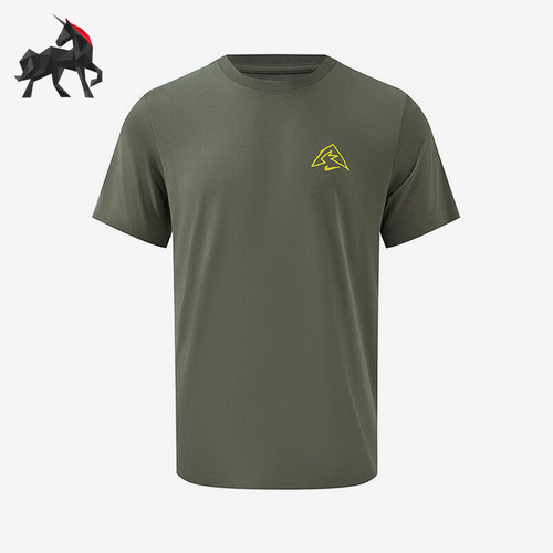 Nike/耐克正品2025男士圆领字母印花透气针织运动短袖HJ3663-289