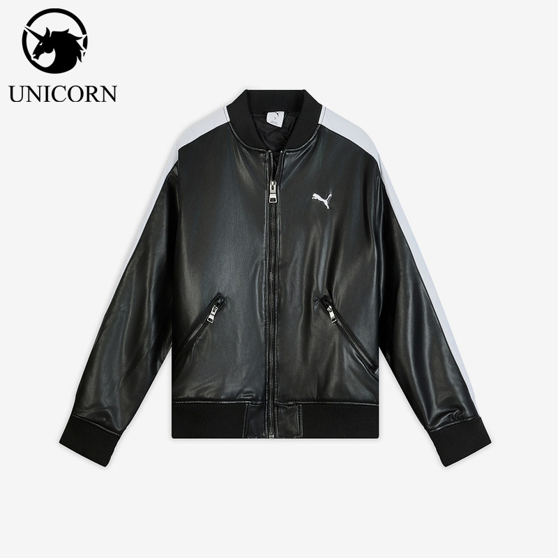 Puma/彪马正品2025冬季款男女户外拼接潮酷运动宽松外套636319-01