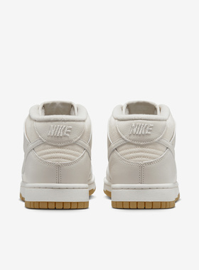 Nike/耐克官方正品DUNK MID 男女胶底中帮复古运动板鞋DZ2533-100