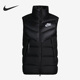 DV0757 立领男子运动休闲拼接保暖羽绒马甲 010 耐克正品 Nike