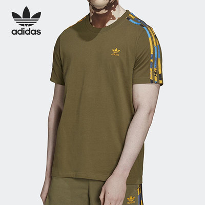 阿迪达斯男士运动休闲T恤
