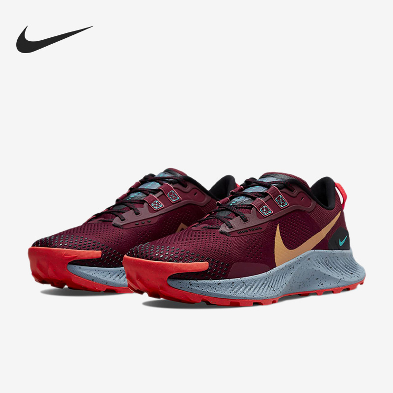 Nike/耐克正品Pegasus Trail 3男女系带运动跑步鞋DA8697-600