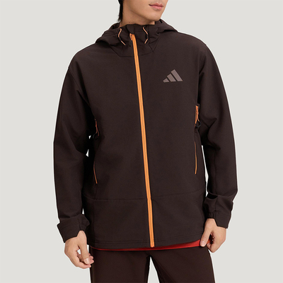 Adidas/阿迪达斯正品2025冬季款男士日常连帽保暖印花外套KQ5549