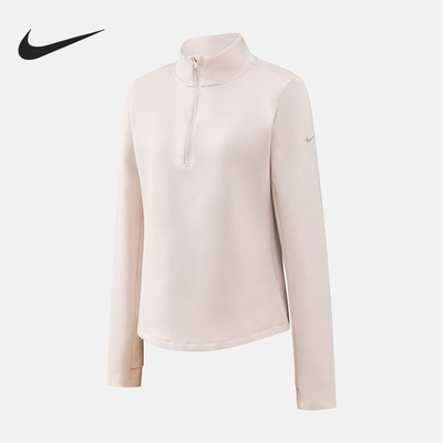 耐克女士保暖针织训练跑步套头衫