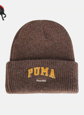 Puma/彪马正品2025年夏季男女运动保暖经典户外针织帽027233-02