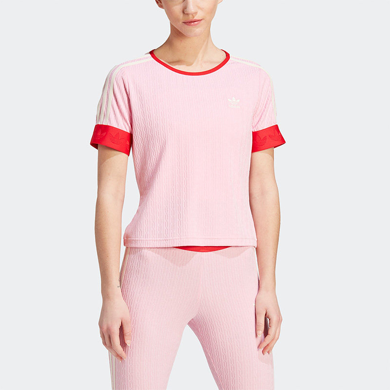 Adidas/阿迪达斯正品夏季新款女子时尚运动透气短袖T恤IK7845,运动服/休闲服装,运动T恤,淘宝优惠券,粉丝福利购,淘宝优惠卷