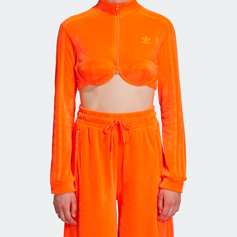 阿迪达斯正品女子立领夹克外套