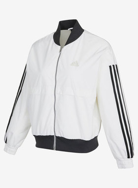 Adidas/阿迪达斯 正品 女子运动休闲棒球服夹克外套H09760
